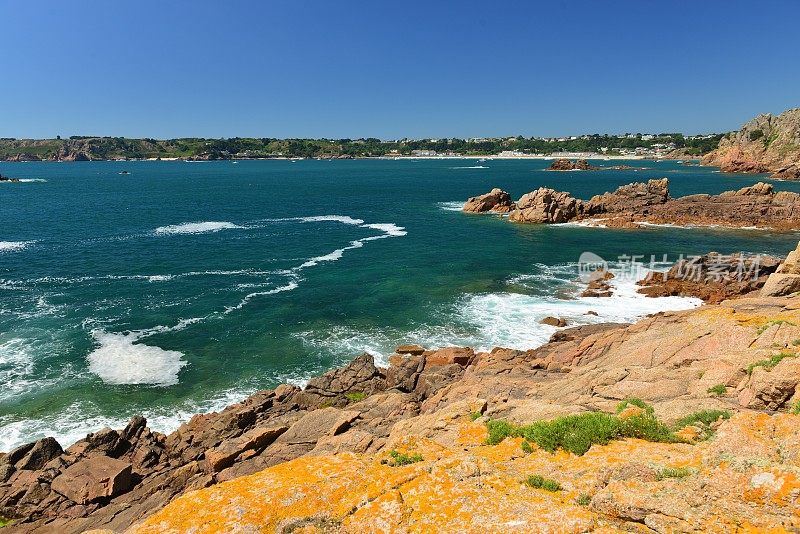 La Cotte & St blades Bay, Jersey，英国